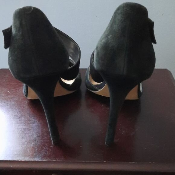 Vince Camuto Carlotte Suede Pointed Toe Strap Stiletto Heel Pump Size 11 - Picture 9 of 15